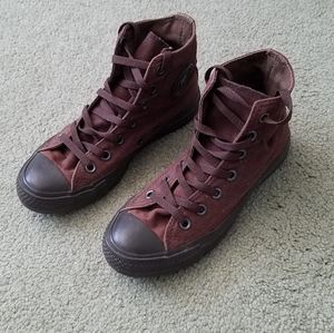 Brown High Top Converse